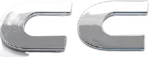 Sticker emblema 3D auto scris CC 