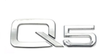 Sticker emblema 3D auto scris Q5