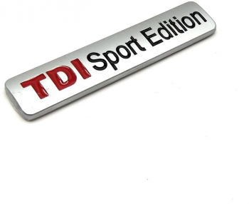 Sticker emblema auto TDI Sport Edition Logo VW POLO GOLF CC TT JETTA GTI TOUAREG 
