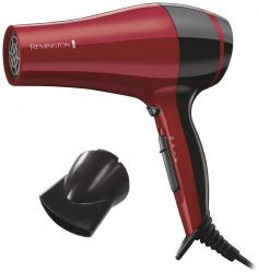 Uscator de par Remington D3080 2000W 3 viteze 3 trepte Functie Ionica Rosu 