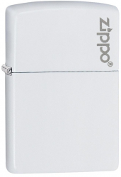 Bricheta Zippo 214ZL White Matte with Zippo Logo 