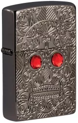 Bricheta Zippo 49300 Armor Day of the Dead Skull 