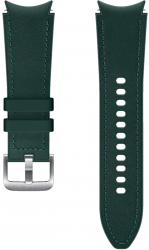 Bratara Samsung Hybrid Leather Band 20mm S-M pentru Galaxy Watch 4 si 4 Classic Green