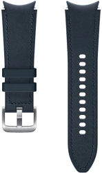 Bratara Samsung Hybrid Leather Band 20mm S-M pentru Galaxy Watch 4 si 4 Classic Navy 