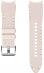 Bratara Samsung Hybrid Leather Band 20mm S-M pentru Galaxy Watch 4 si 4 Classic Pink 