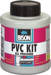 Adeziv pentru Conducte de Presiune Bison PVC Kit 250 ml Adeziv Sintetic - TEM441005 