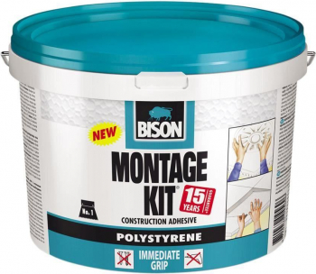 Adeziv pentru Polistiren Bison Montage Kit Polystirene 4 Kg - TEM440012 