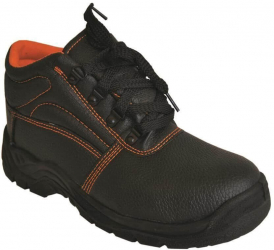 Bocanci de Protectie PROTEK Marimea 46 Bombeu Metalic Piele Bovina Hidrofobizata Negru si Portocaliu S3-SRC - TEM800628 