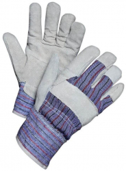 Manusi Piele PROTEK Piele Spalt de Bovina si Bumbac Multicolor-TEM800001 