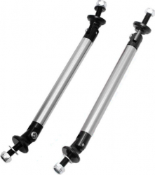 Set 2 x tije sustinere prelungire bara argintiu 140mm 