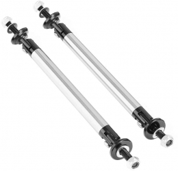 Set 2 x tije sustinere prelungire bara argintiu 200mm 