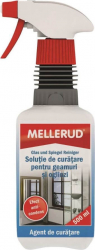 Solutie Geamuri si Oglinzi Mellerud 500 ml cu Pulverizator - TEM760012 
