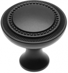 Buton pentru mobila Imperia finisaj negru mat D 31.5 mm 