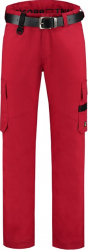 Pantaloni de lucru unisex - T64 Culoare rosu Marime 55 