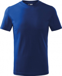 Tricou pentru copii - 100 Culoare albastru regal Marime 110 CM 