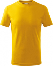 Tricou pentru copii - 100 Culoare galben Marime 110 CM 
