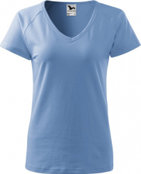Tricou pentru dama - 1X8 Culoare albastru deschis Marime XS 