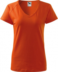 Tricou pentru dama - 1X8 Culoare portocaliu Marime S 