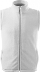Vesta fleece unisex - 518 Culoare alb Marime S 