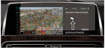Folie de protectie Antireflex Mata Smart Protection Navi BMW Seria 3 F30 2012 NBT - doar display 