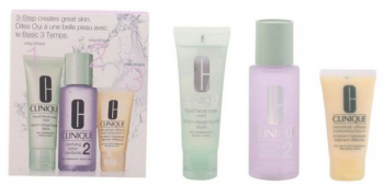 Set curatare Clinique Intro Skin Type II 3 piese 