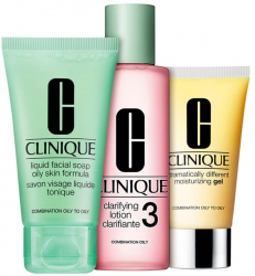 Set curatare Clinique Intro Skin Type III 3 piese 