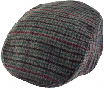 Sapca din stofa pentru barbati cu carouri maro/verde L/XL GL228A 