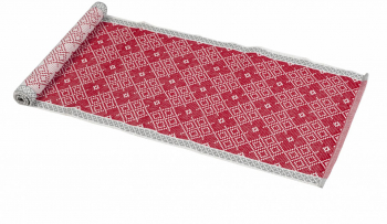 Traversa masa Heinner Home 33 x 180 cm 100 bumbac Flori Rosii 