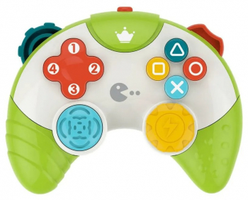 Jucarie pentru bebelusi Gamepad Try Me Huanger cu sunete si functii multicolor 12 luni + 