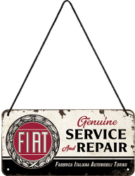 Placa metalica cu snur Fiat - Service and Repair 