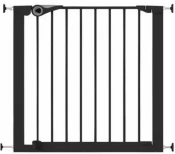Poarta de siguranta MCT Easy Fit presiune 75-82 cm metal negru N94313 
