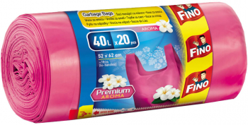 Saci Menajeri Fino Premium 40L 20Buc/Set Roz-ROSAR34072 