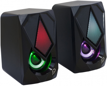 BOXE SPACER Gaming 2.0 RMS 6W 2 x 3W control volum 4 x LED USB power black 