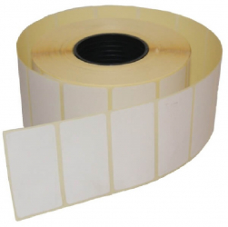 Etichete Semilucioase 50x25 mm 1500 Etc/Rola Autocolant Semilucios cu Adeziv Permanent - SL5025 