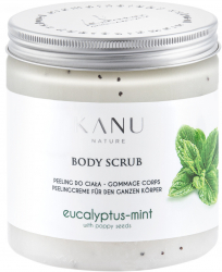 Exfoliant corporal cu menta eucalipt si seminte de mac 