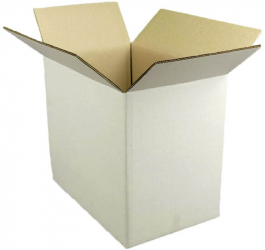 Set 50 Cutii Clasice 300x245x330 mm Carton CO5 Alb/Natur - MEGAAT9328 