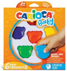 Carioca Baby 1+ creioane cerate Teddy 