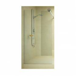 Paravan dus 600x2000 mm sticla 8mm securizata transparenta feronerie inox 
