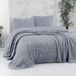 Patura Cocolino Sarar Battaniye 200x240cm - Gri 