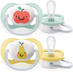Set 2 suzete Philips-Avent SCF080/17 ultra air pacifier 0-6 luni Ortodontice fara BPA Mar Para 