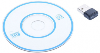 Adaptor USB 2.0 Wifi Bluetooth cu CD de instalare 150 Mbps 2.4GHz Negru AXT-BBL4409 
