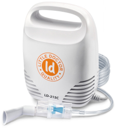 Aparat aerosoli Little Doctor LD-215C nebulizator cu compresor 3 dimensiuni de particule Alb 