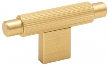 Buton pentru mobila Arpa finisaj alama intunecata periata 70x35 mm 