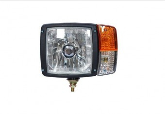 Far cu semnalizare utilaje buldoexcavator tractor Stanga mufa 