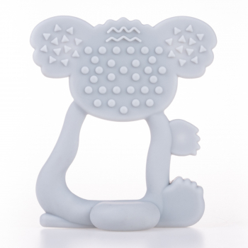 Jucarie pentru dentitie Koala GiliGums silicon 3 luni + gri 
