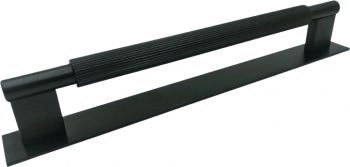 Maner pentru mobila Arpa Plate finisaj negru periat L 230 mm 