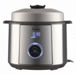 Multicooker cu presiune Fram FPCK-R57IX 1100W 3.7L 0.8bar 10 programe Argintiu 