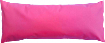 Perna cervicala Amirra 50 x 20 cm roz cyclam bumbac husa detasabila 
