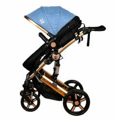 Carucior 2 in 1 reversibil X-2 Plus BUF BOOF Blue 0 36 luni 