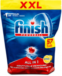 Detergent Vase Finish All in One Lemon 57 Tablete Pentru Masina de Spalat Vase Lamaie - TRT69903